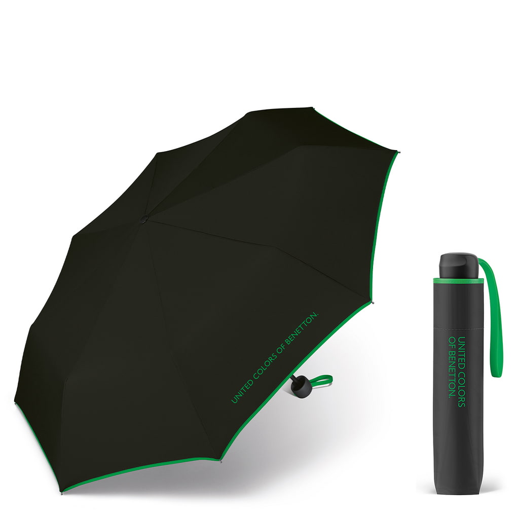 

Parasolka Benetton Super Mini wiatroodporna czarna