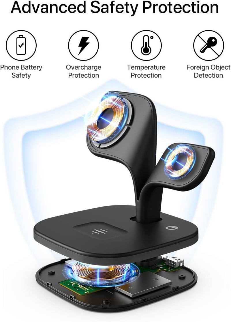 Bezprzewodowa Stacja Ładująca 5 w 1 Marka Hanimex