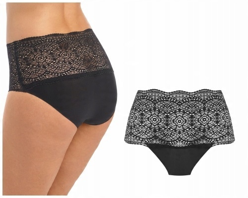 

czarny Fantasie Lace Ease figi wysokie z elastyczn