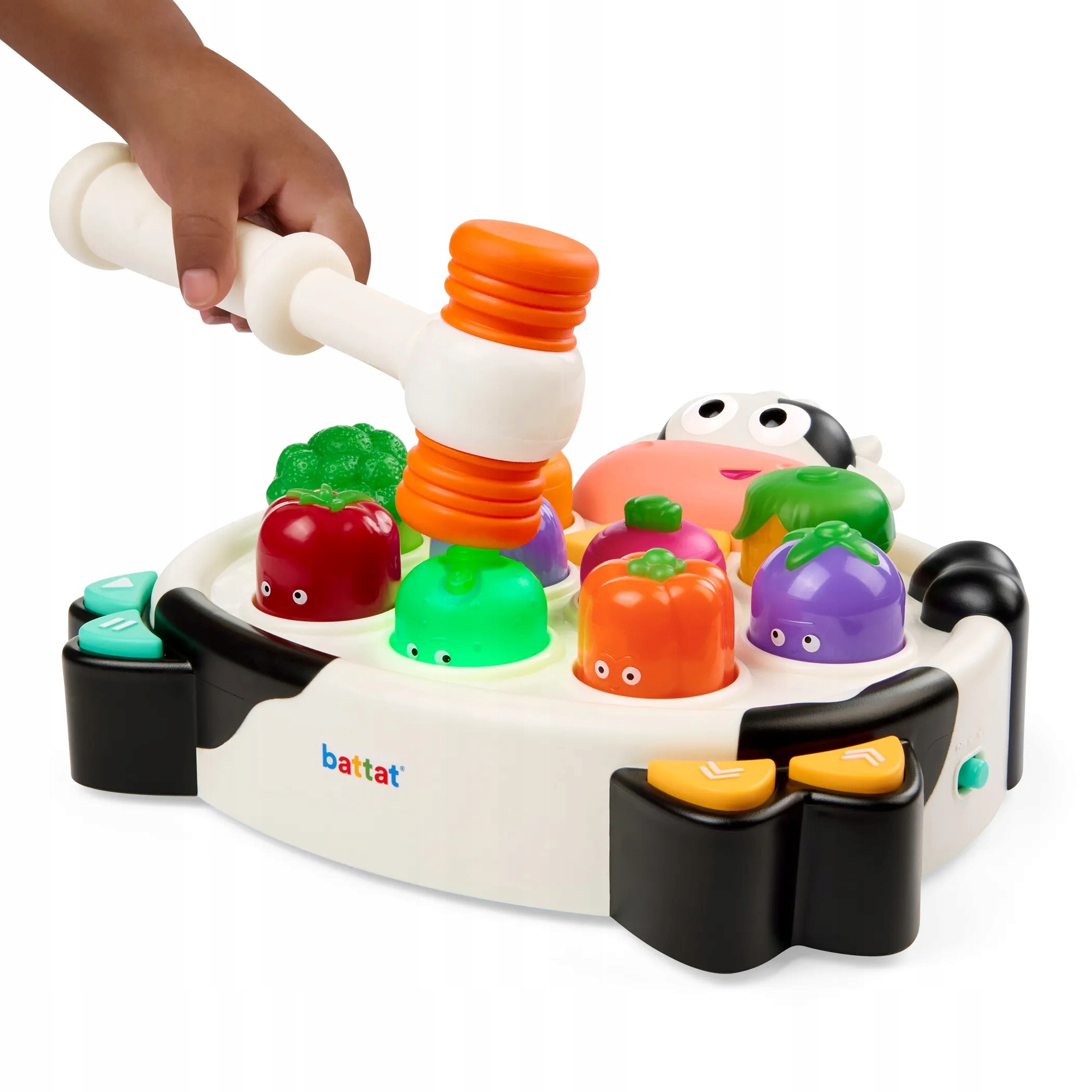 B.Toys Muzyczna gra zręcznościowa z młotkiem Wesoła Krówka Łap witaminy! 2+