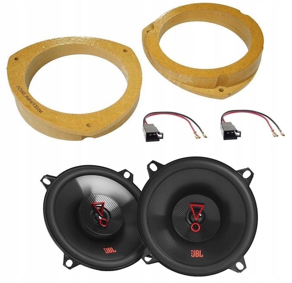 Jbl Stage3 527F Reproduktory 13 cm dištančné prvky Opel Astra Omega Zafira Vectra