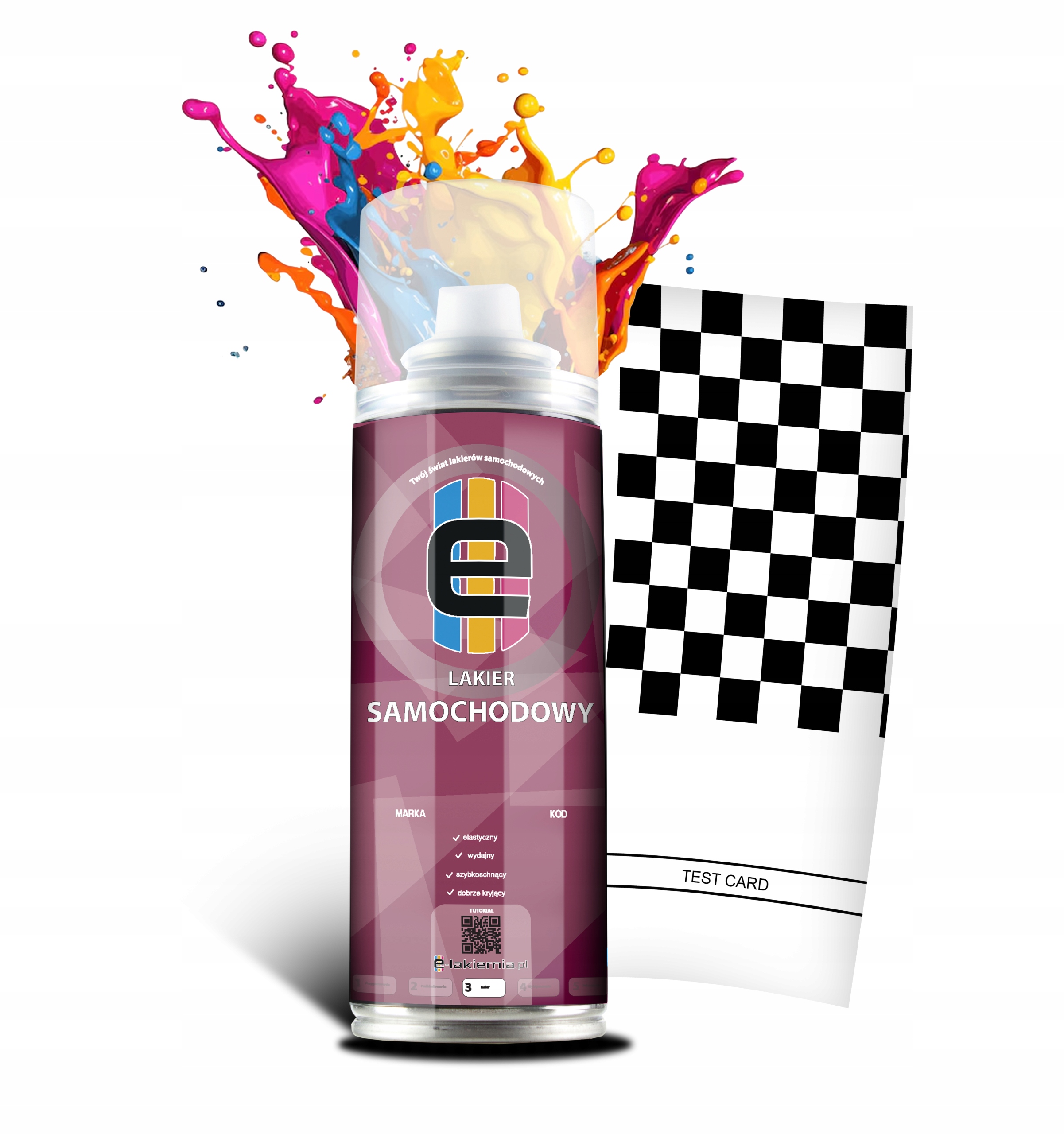 Lakier samochodowy E-lakiernia bazowy spray 200 ml