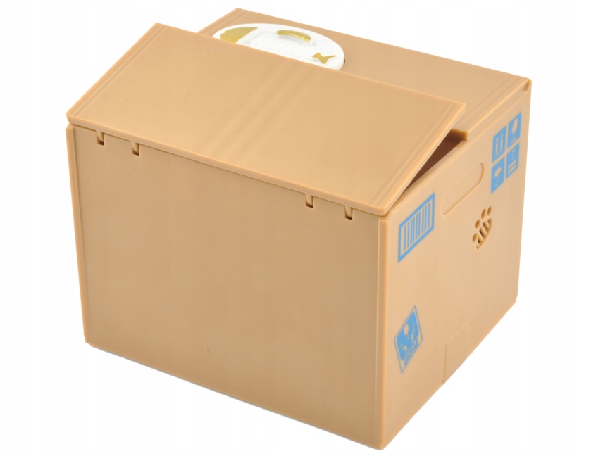 SKARBONKA KOTEK KOT INTERAKTYWNA AUTOMAT MIAUCZY ZŁODZIEJASZEK ZABAWKA Marka bez marki