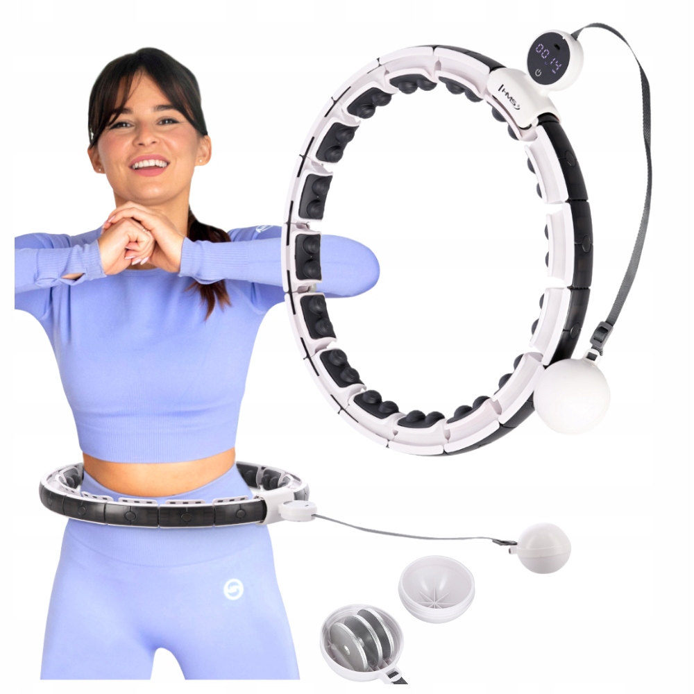 Hms Hula Hop Odchudzające Regulowane Z Obciążeniem Magnetyczny Do Ćwiczeń