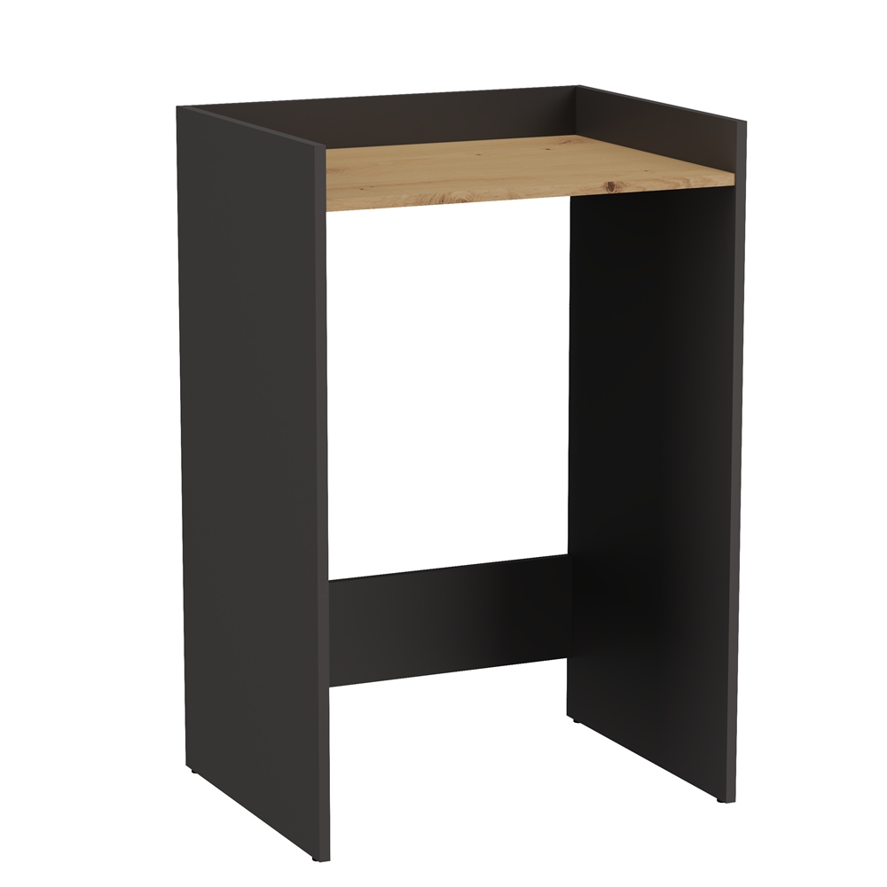 SZAFKA NA PRALKĘ KOMODA 64/50CM ANTRACYT DĄB ARTISAN REGAŁ SŁUPEK PRALKA