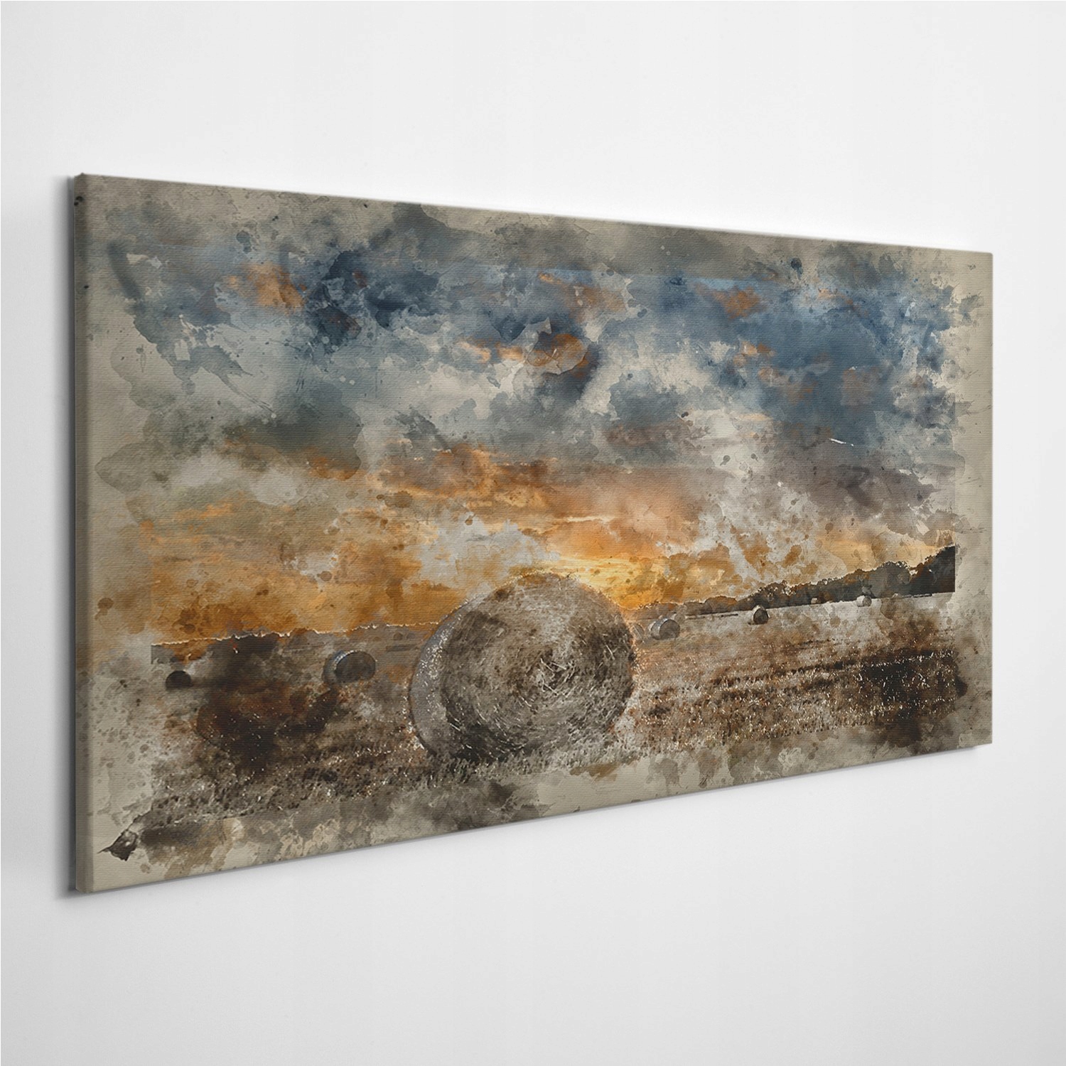 

Foto-obraz na ścianę Wschód Słońca Akwarele 100x50