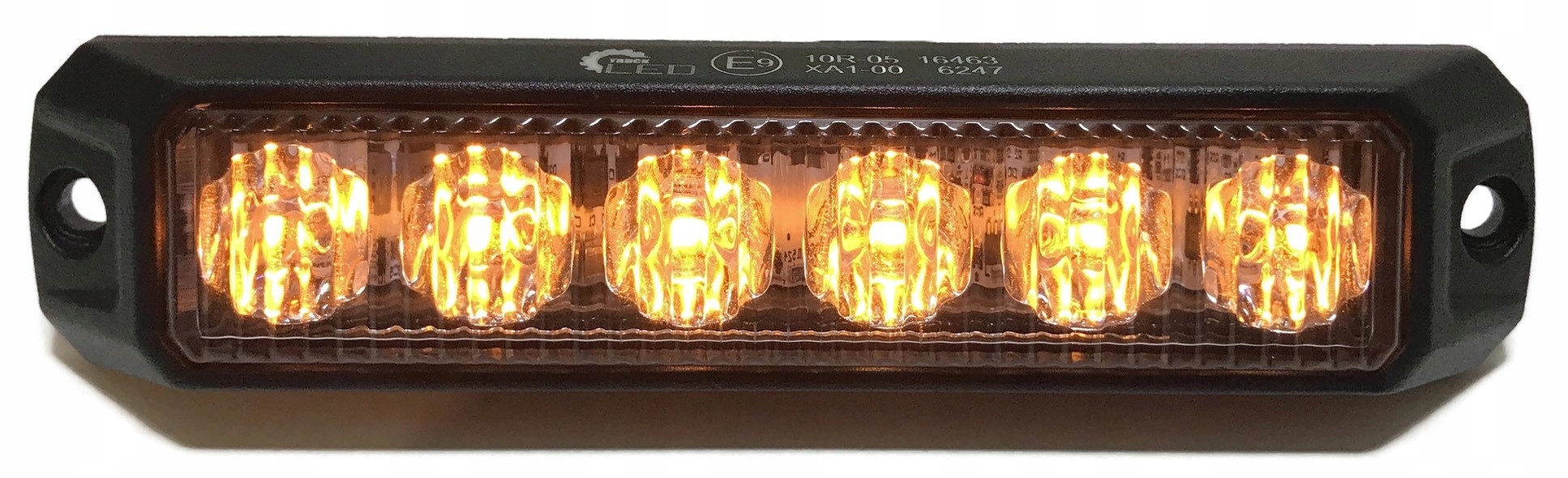 

Lampa Ostrzegawcza Błyskowa 6 Led Żółta Stroboskop