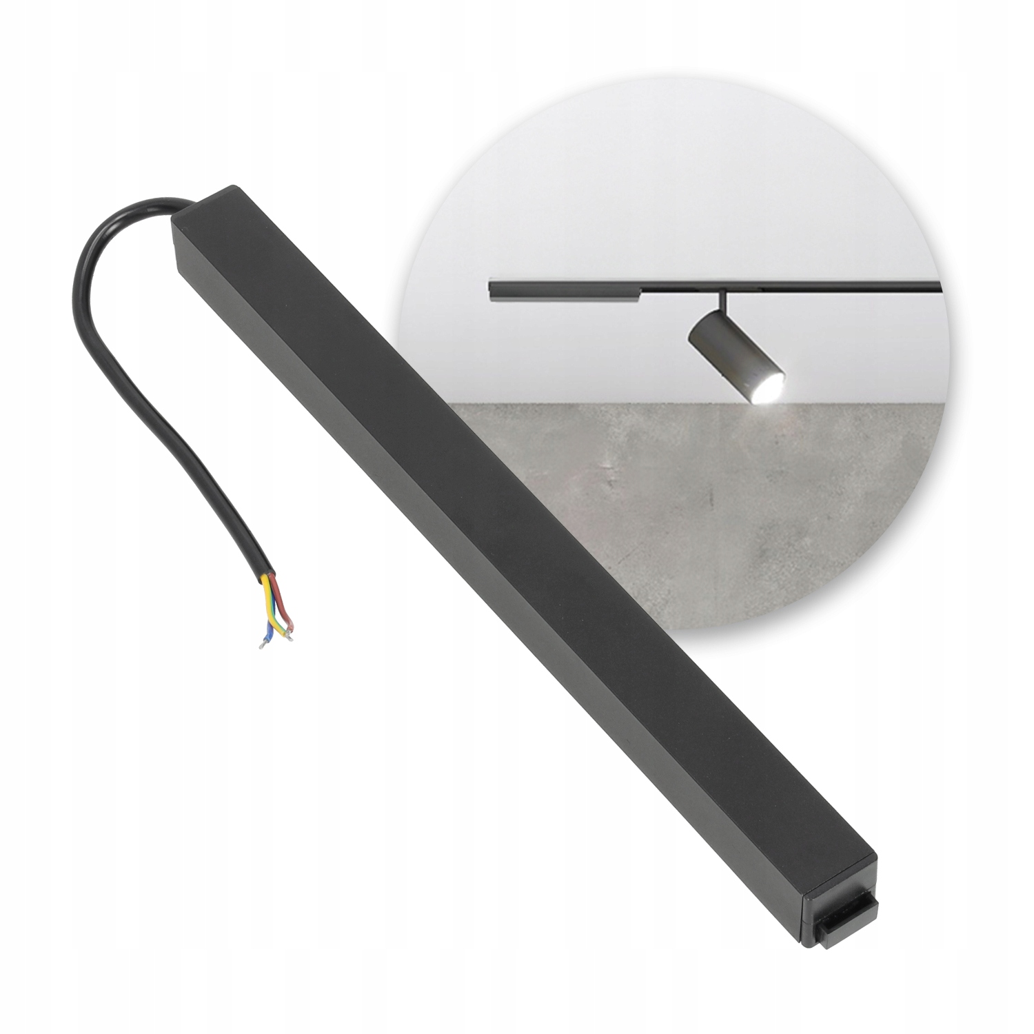 Napájecí zdroj pro magnetické nástěnné Led lišty 100W černý