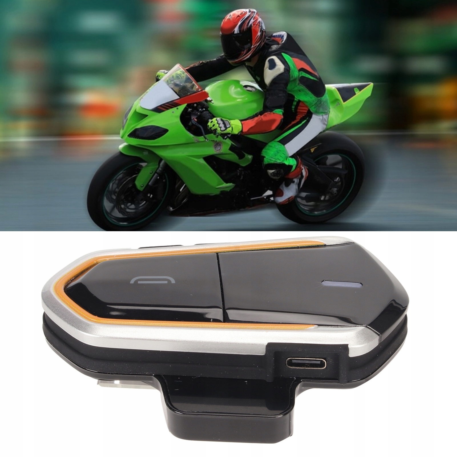 ZESTAW SŁUCHAWKOWY DO KASKU MOTOCYKLOWEGO BT Marka bez marki