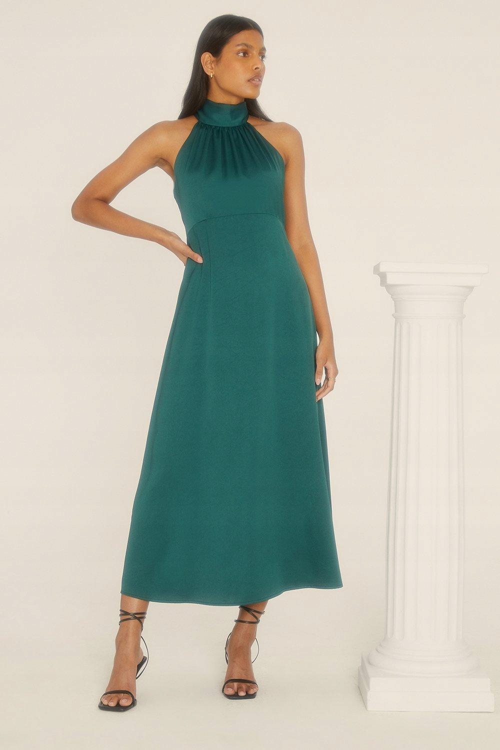 LC34106 Oasis Šaty MIDI Šaty Bez Rukávů (37) L