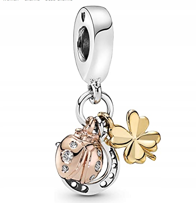 

Charms do Pandora Koniczynka Podkowa Szczęście