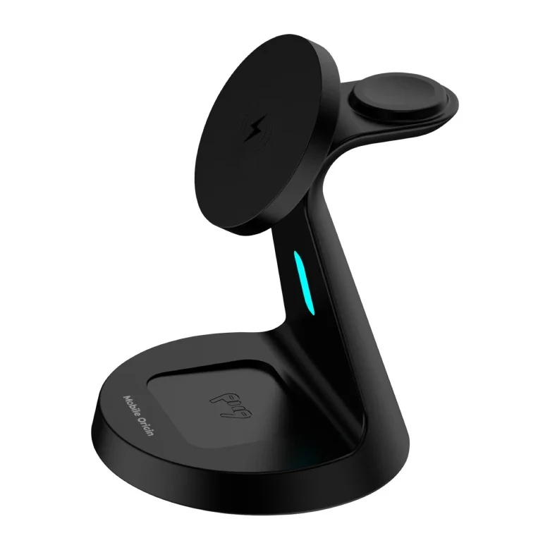 Bezdrátová nabíječka Mobile Origin 3in1 Wireless Magnetic Stand PW9 černá