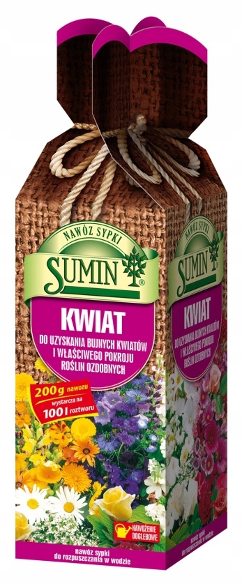 

Nawóz rozpuszczalny do bujnych kwiatów 200g Sumin