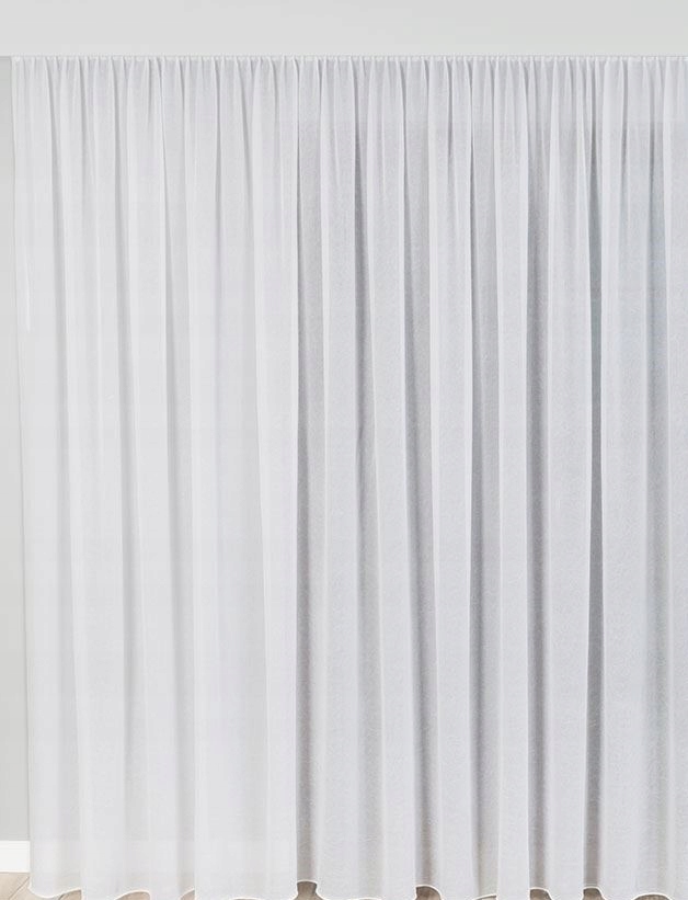 Hotová Záclona Voál Krešovaná S Olovem 350X240