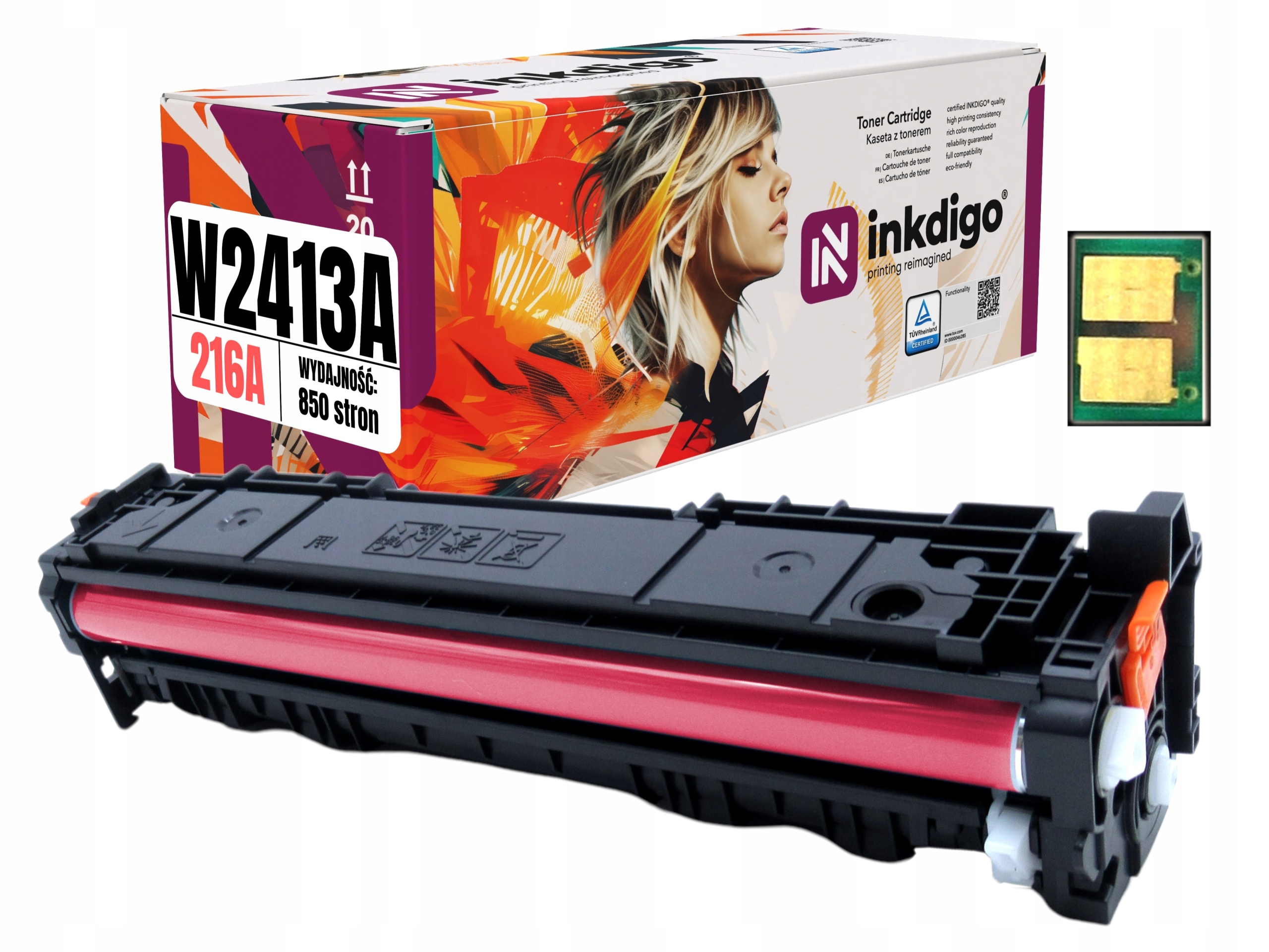 Toner s Chipem pro Hp Color LaserJet M155nw M182n M183fw náhrada za W2413A