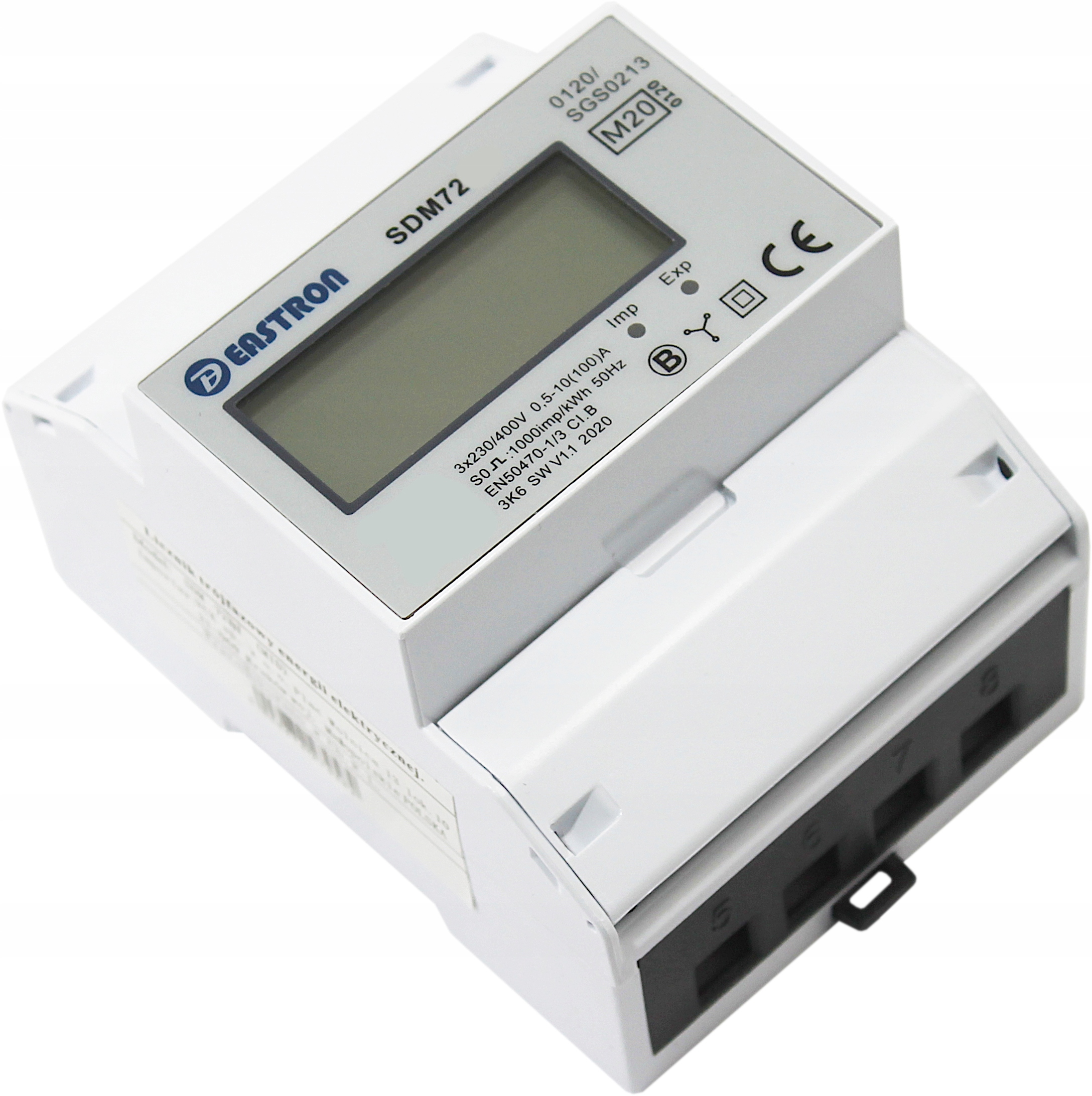 LICZNIK TRÓJFAZOWY ENERGII ELEKTRYCZNEJ 4P MID LCD