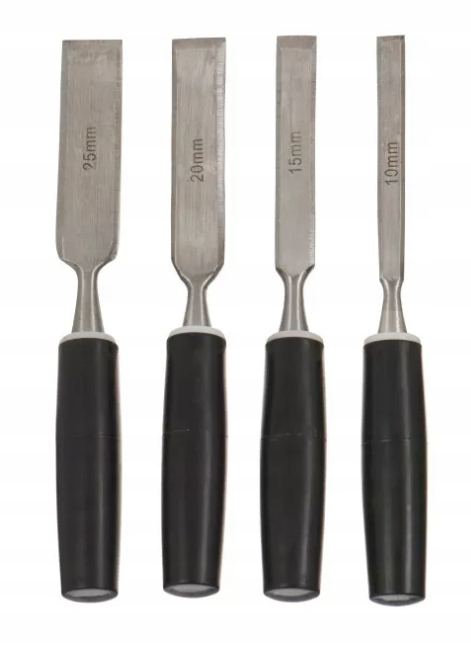 DŁUTA DO DREWNA ZESTAW DŁUT SOLIDNE 4 SZT