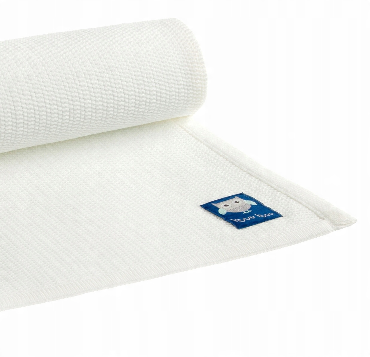 

Duży biały koc kocyk bambusowy 100% 100x120 XL