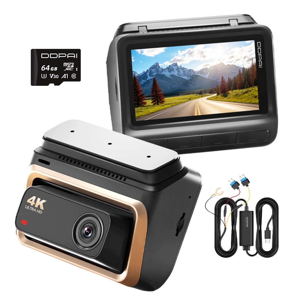 Videorekordér Ddpai Z60 Pro Automobilová 4K Hdr 64GB+HARDWIRE Kit