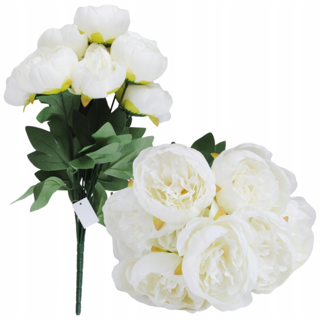 

Piwonia Peonia Bukiet Duże Kwiaty 45CM Jak Żywa!