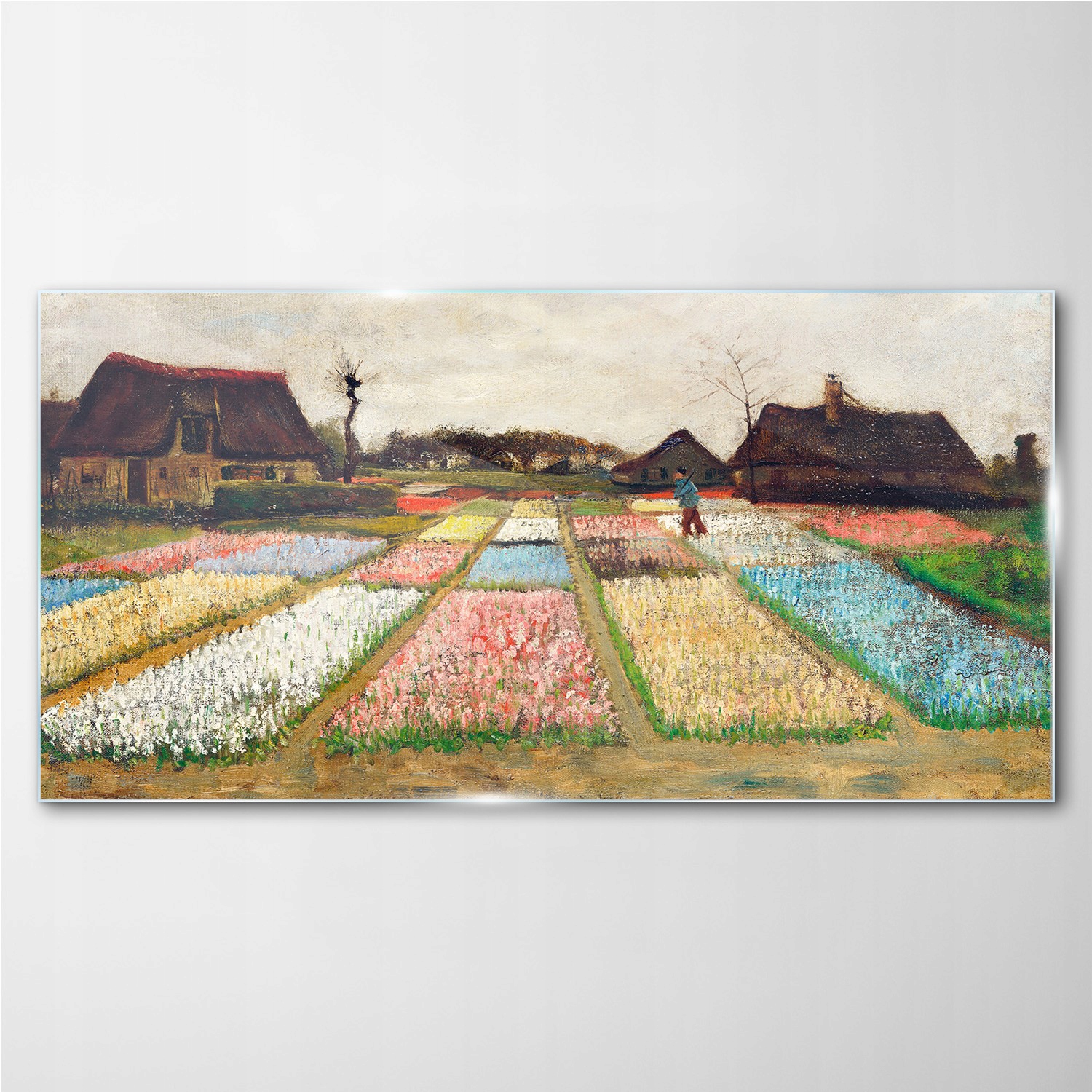 

Foto-obraz szklany Bulb fields Van Gogh 100x50 cm