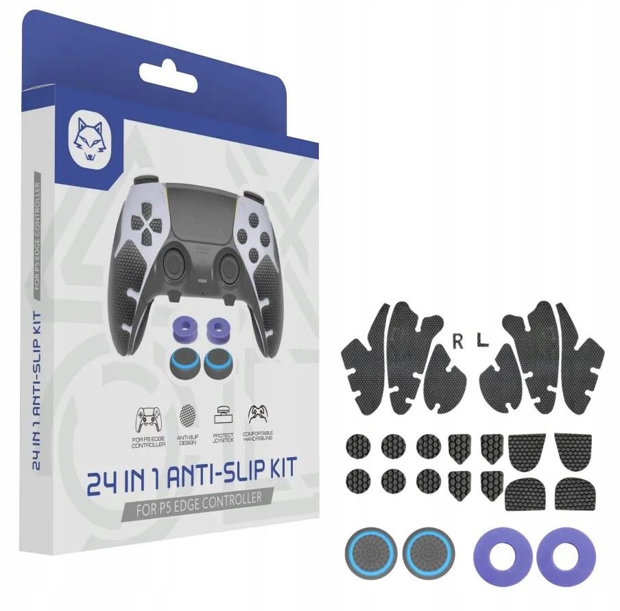 Sada profesionálních gripů s protiskluzovými návleky Aim PS5 Edge