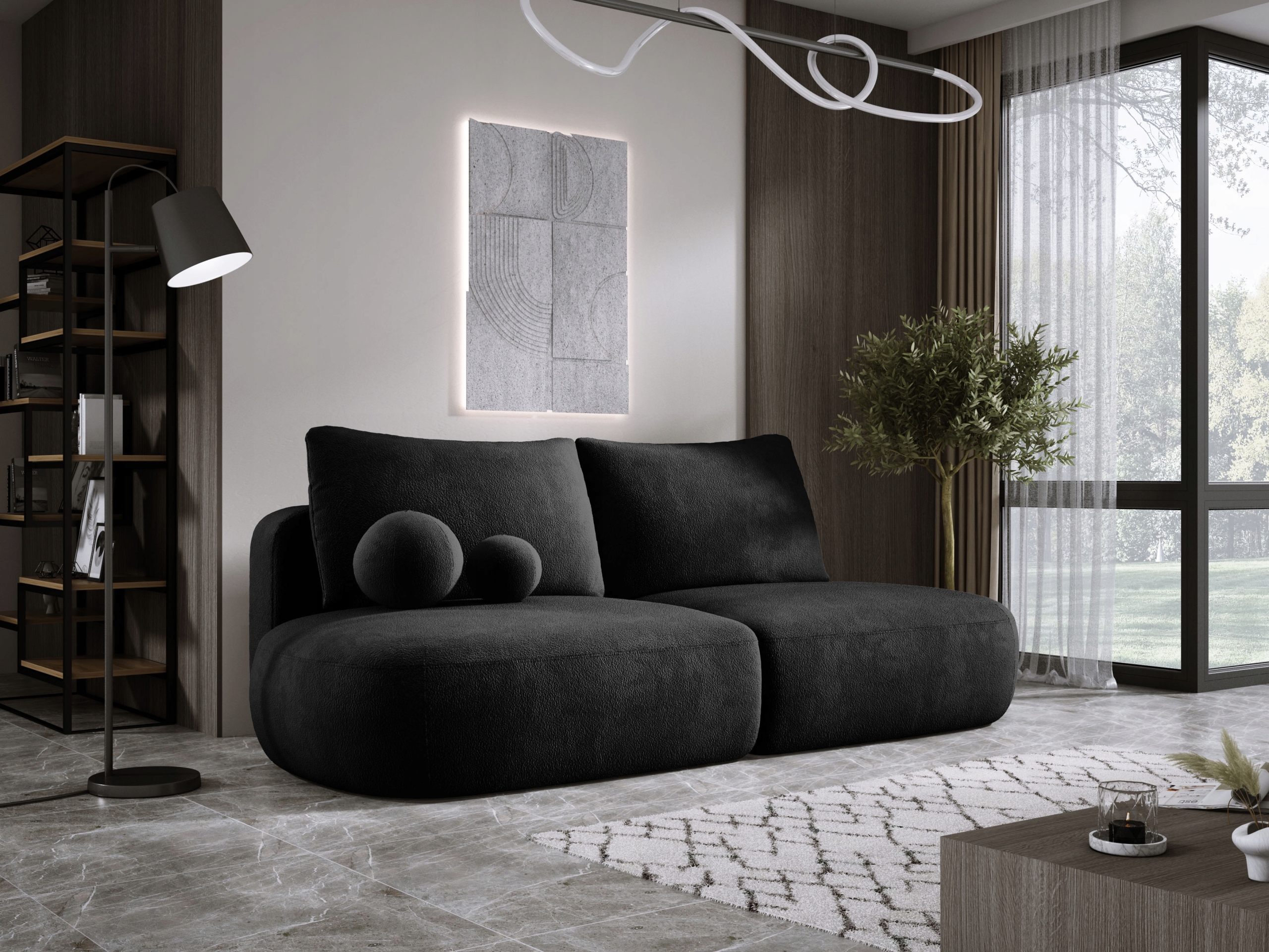 Moderní stylová pohovka Babu s funkcí spaní