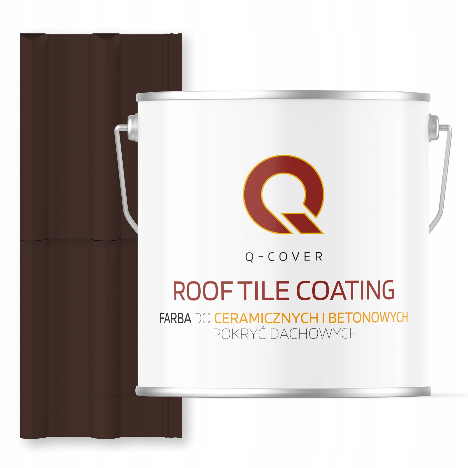 Farba Na Keramické Betónové Strechy Čokoládovo Hnedá Ral 8017 5 L Lesk