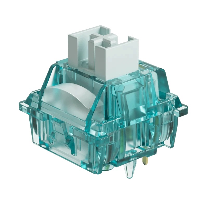 Akko Creamy Cyan Clicky MX Switch Głośne Niebieskie Mechaniczne 45 szt.