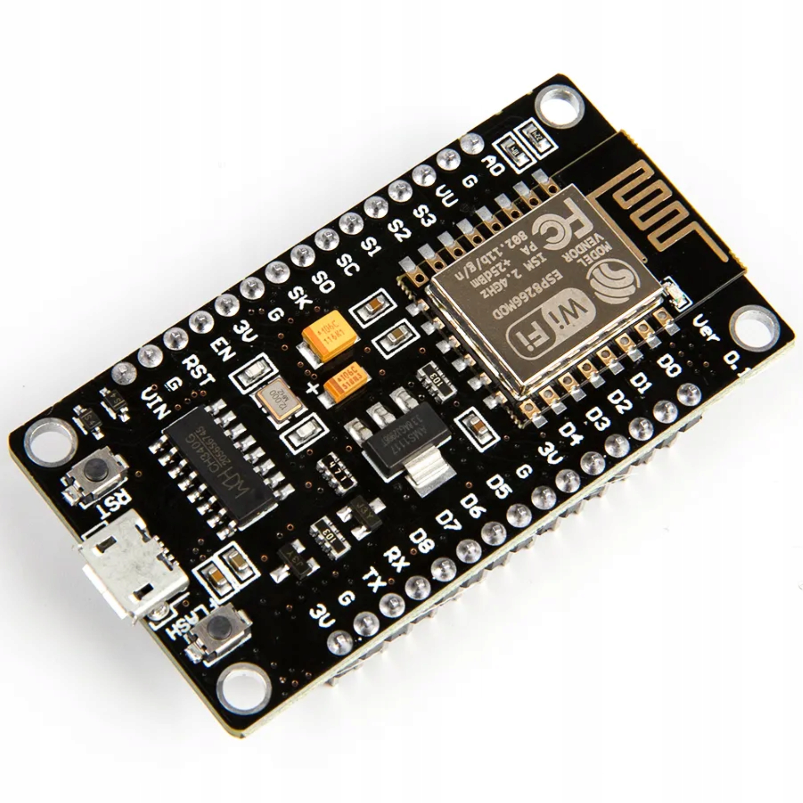 Moduł WIFI ESP8266 + NodeMCU V3 Arduino WIFI IoT MicroUSB CH340 do ESP32 Producent Mikrobot