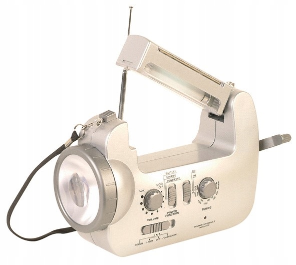 

Radio Na Dynamo Korbkę Latarka Lampka Na Biwak