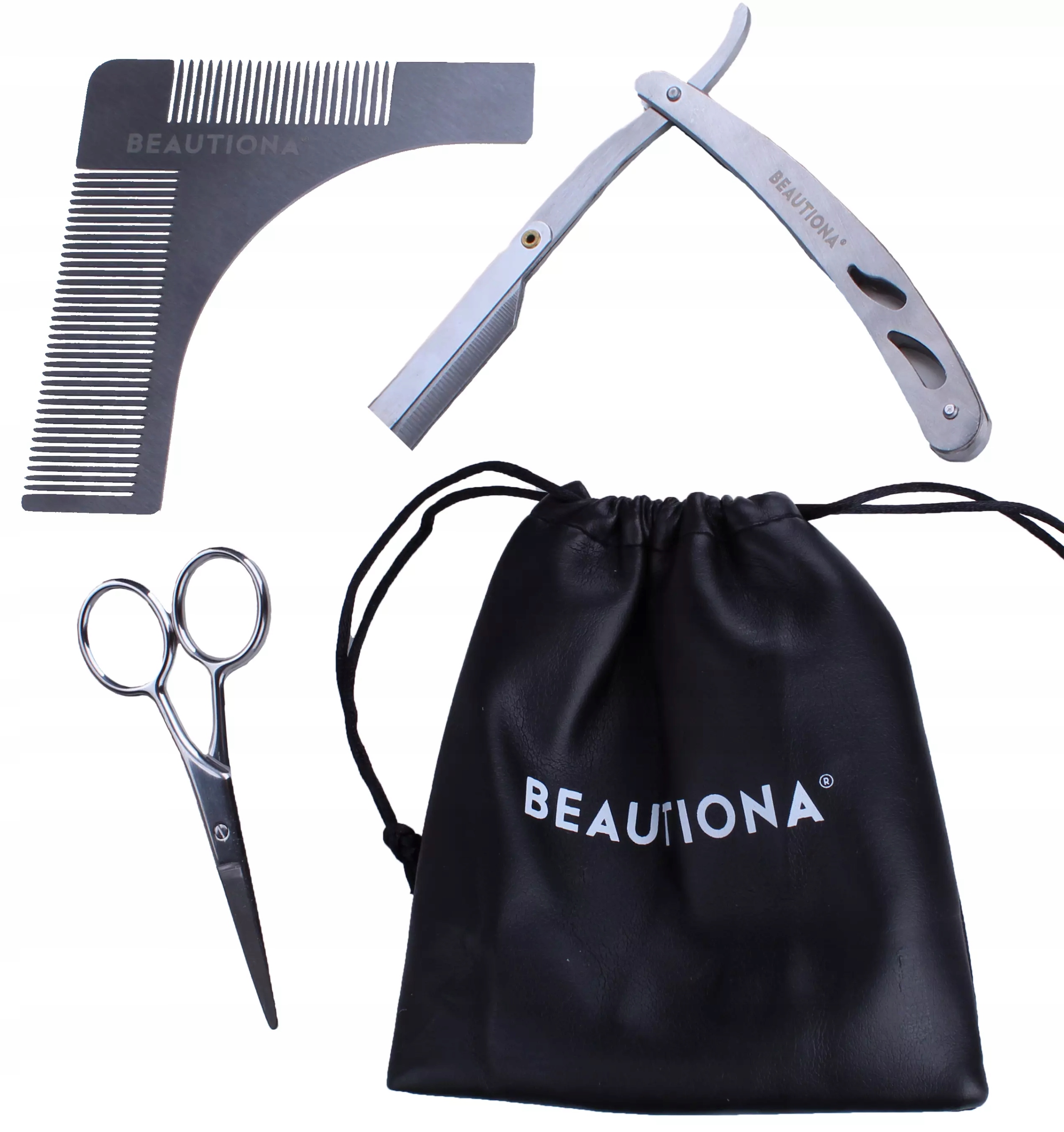 ZESTAW DO BRODY BRZYTWA NOŻYCZKI SZABLON ŻYLETKI ETUI