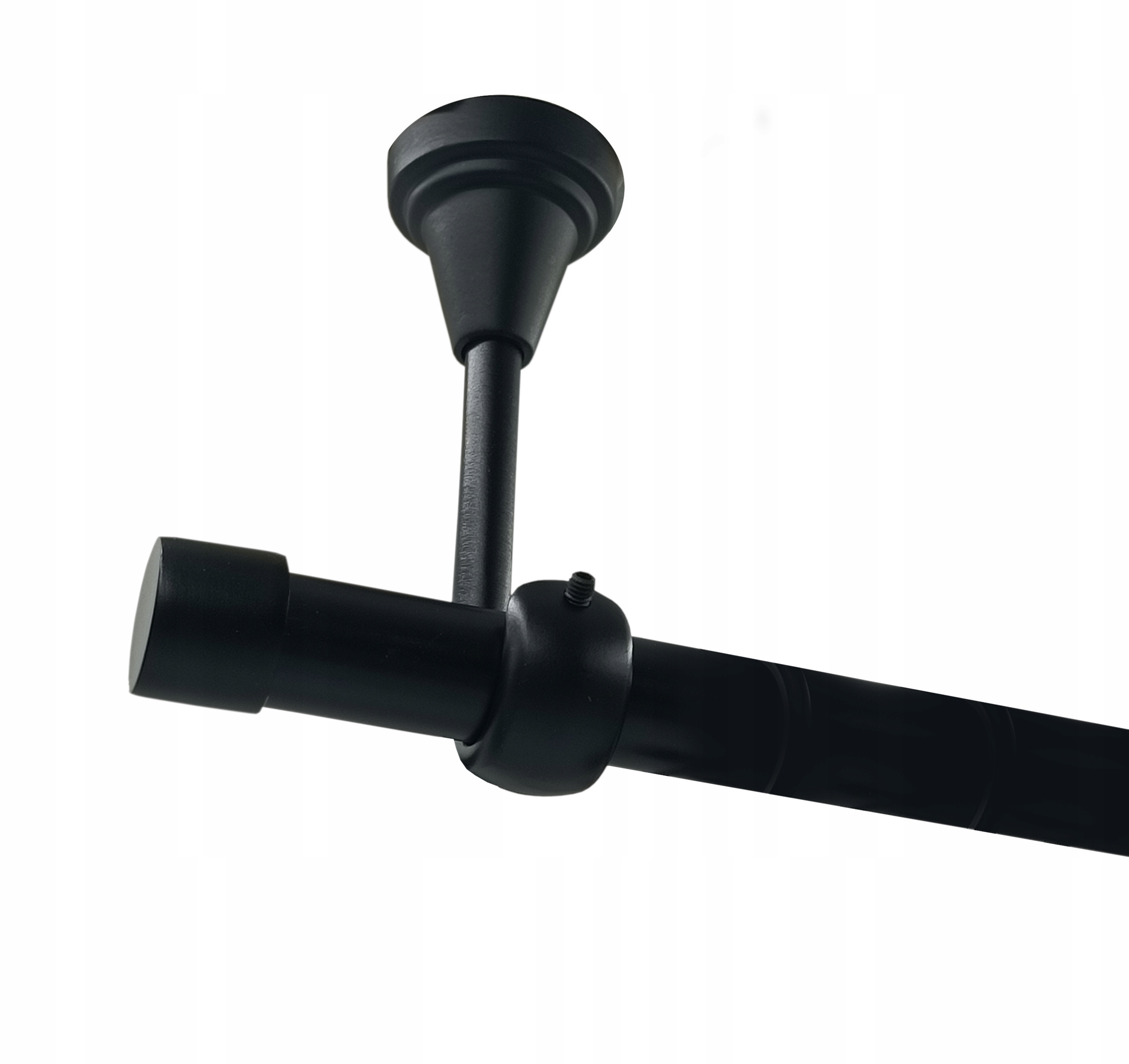 Karnisz pojedynczy METAL SUFITOWY 19mm CZARNY MAT 360cm LUNA BEZ KÓŁEK Stan opakowania oryginalne