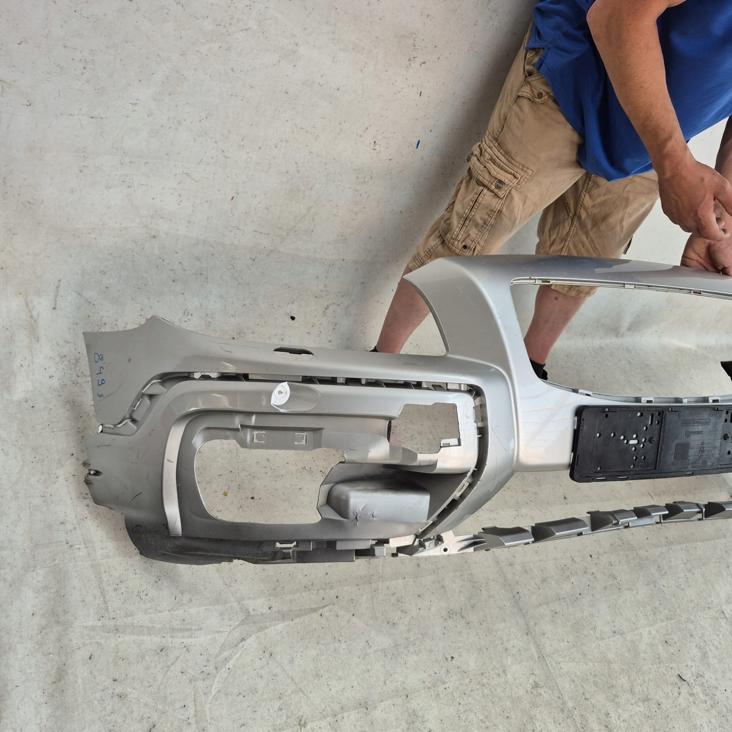 VOLVO XC70 II 2 07- bumper front front washer