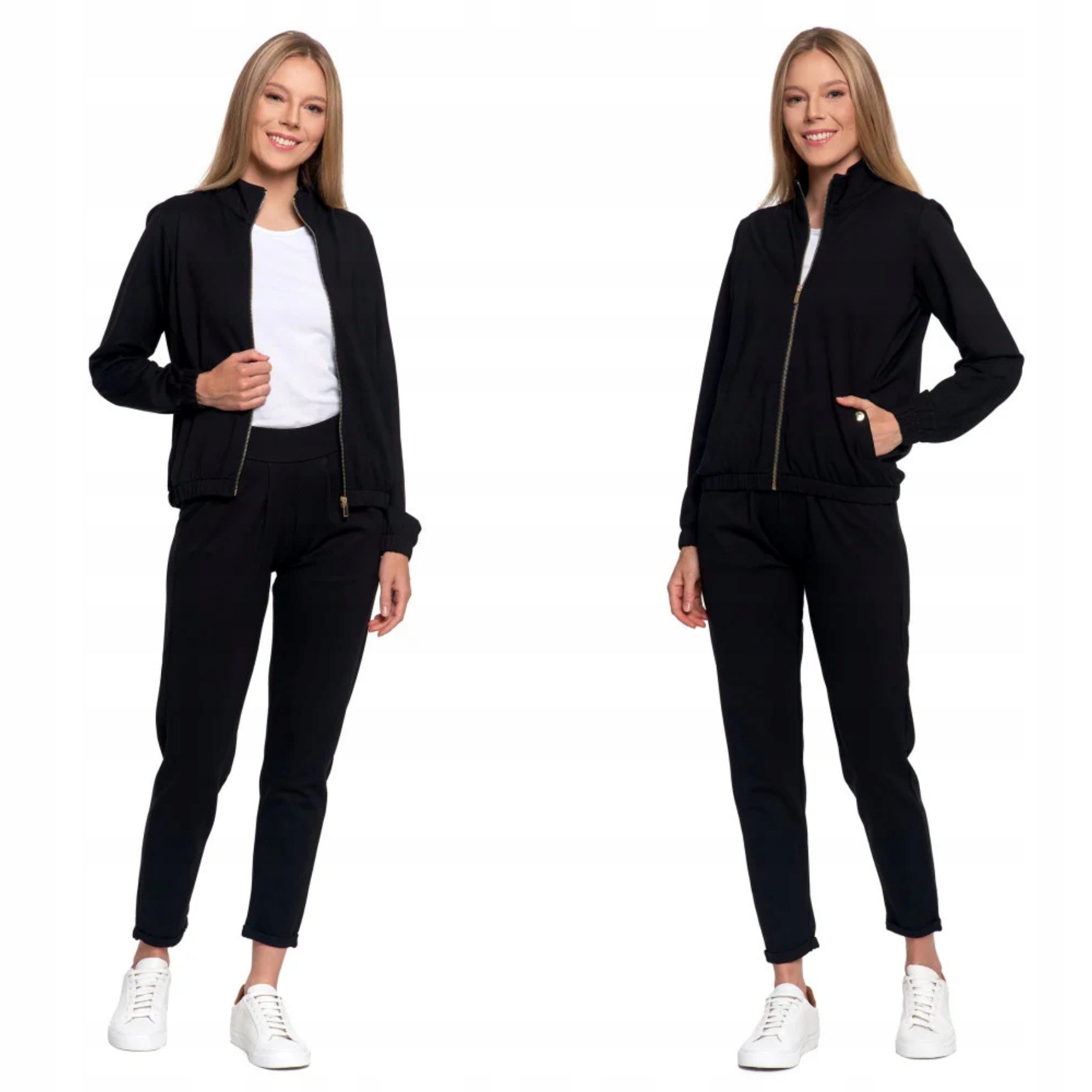 Damska Bluza Bomberka Moraj Rozpinana Gladka Ze Stojka Bez Kaptura R XXL