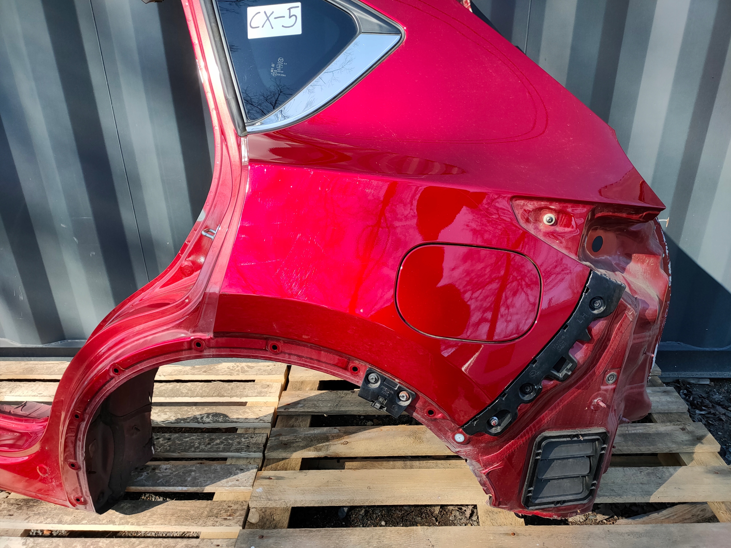 MAZDA CX-5 II KF 17-21 fender rear left side threshold window WYSOKO CIETY