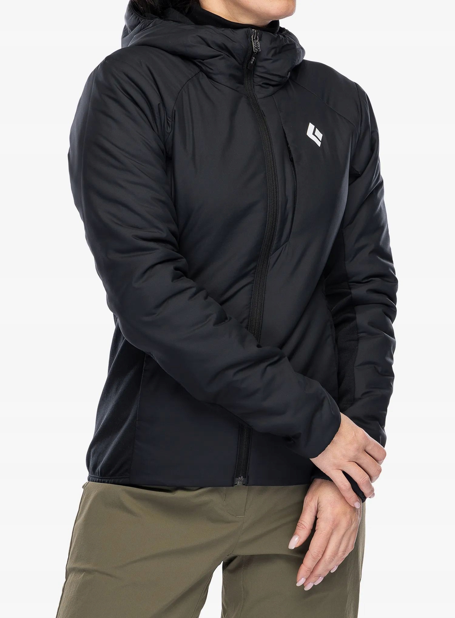 Dámská zateplená bunda Black Diamond First Light Hybrid Hoody blck Xs