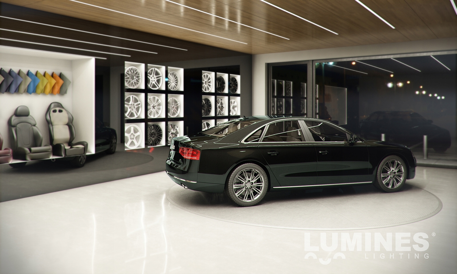 PROFIL LED WPUSZCZANY DO TYNKU G +KLOSZ 2m BIAŁY Marka Lumines