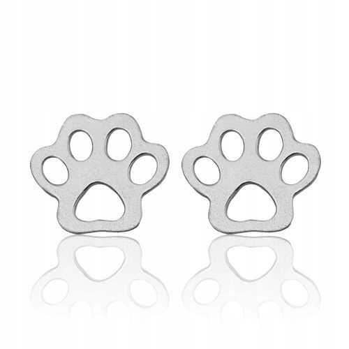 

Kolczyki Sztyft Łapa Psa Pies Piesek srebro 925