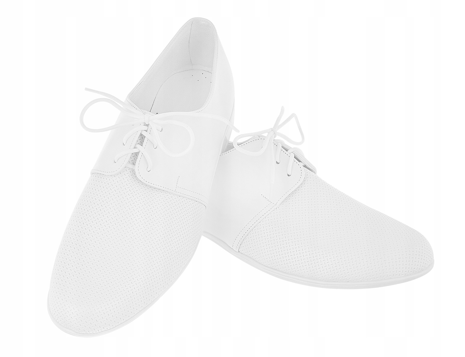 TŁOCZONE BIAŁE CHŁOPIĘCE PÓŁBUTY KOMUNIJNE PL r 39 Płeć chłopcy