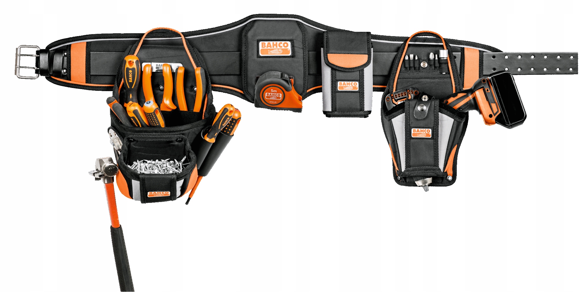 BAHCO 4750-HDBS-2 PAS NARZĘDZIOWY DEKARSKI Liczba kieszeni 6