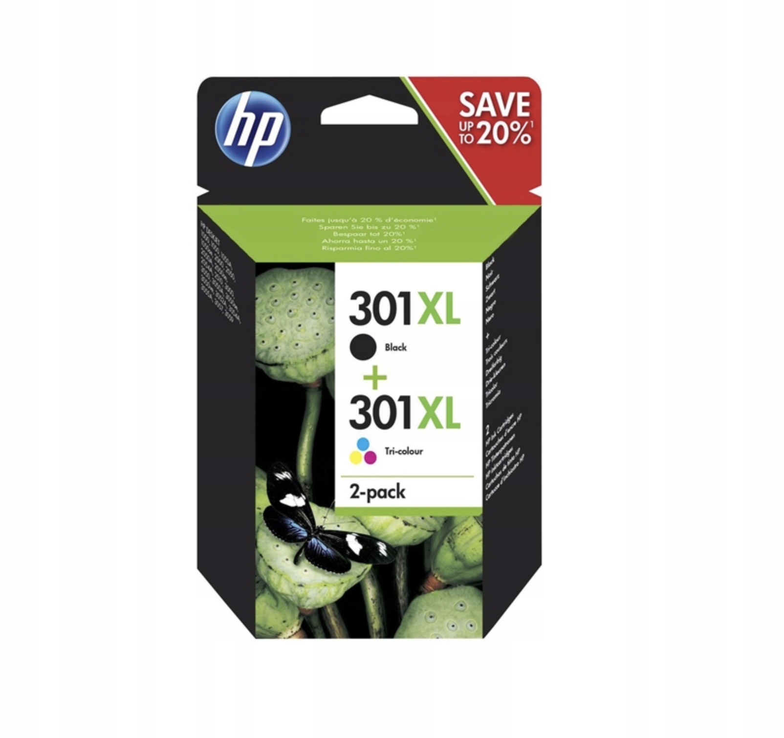 Zestaw Hp 301XL Kolor+Czarny