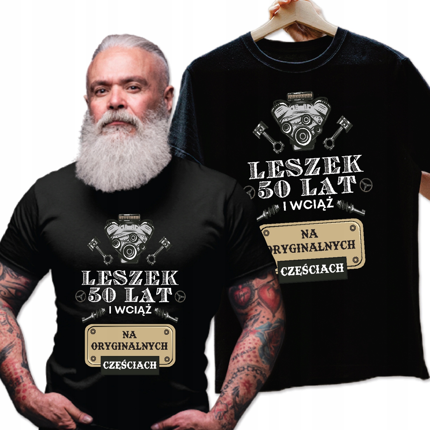KOSZULKA MĘSKA PREZENT URODZINY 1-99 LAT 40 50 60 • Cena, Opinie • T ...