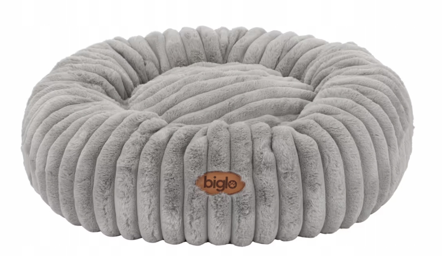 Levně Antistresový pelíšek pro psa/kočku Biglo Cobe Donut Gray L