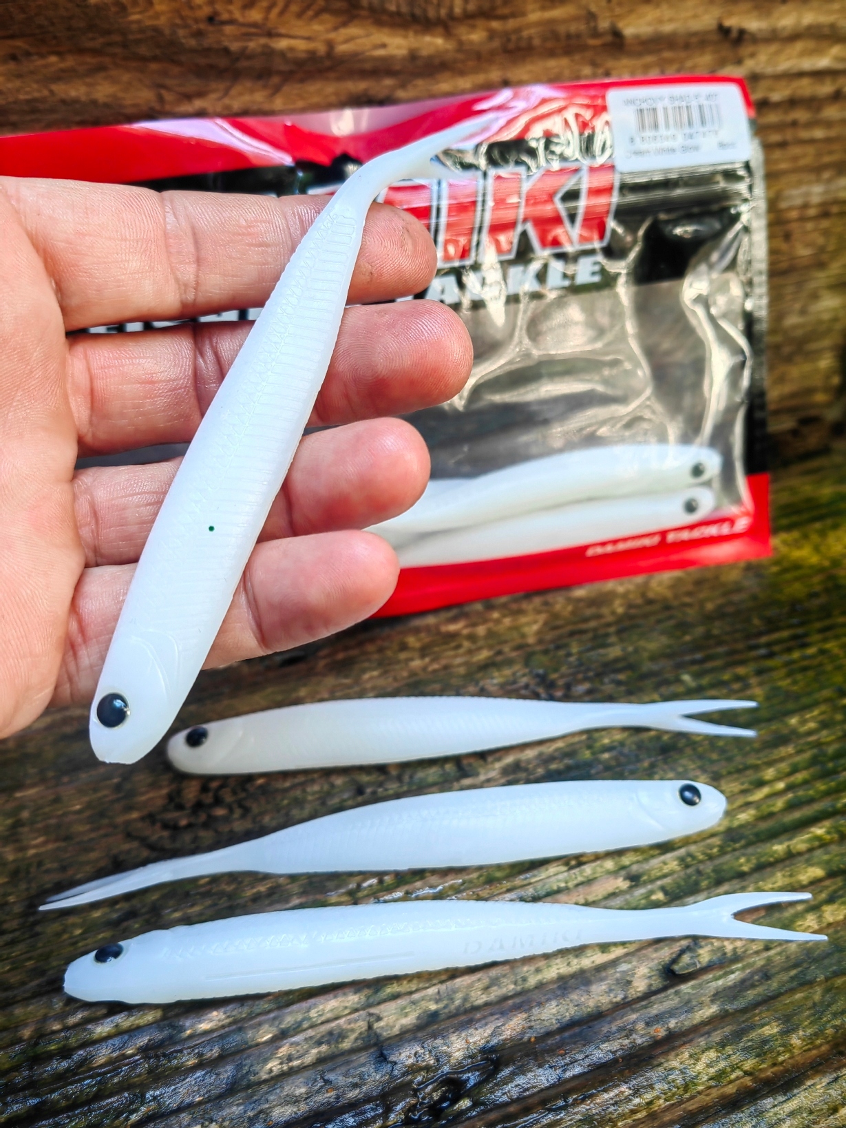 8 szt. Jaskółka Damiki 12,7cm - 9 gr. killer na sandacze i szczupaki ! Model ANCHOWY SHAD
