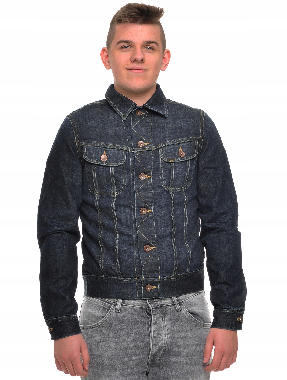 

Lee kurtka Jeans navy Rider Jacket _ M 38