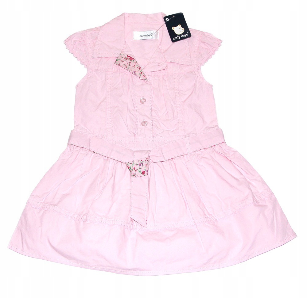 

Jasnoróżowa sukienka Early Days 9-12 m 74 cm