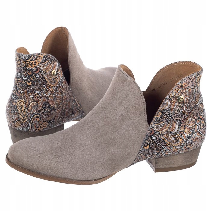 

Buty Damskie Botki Maciejka 04091-04/00-5 Beżowe