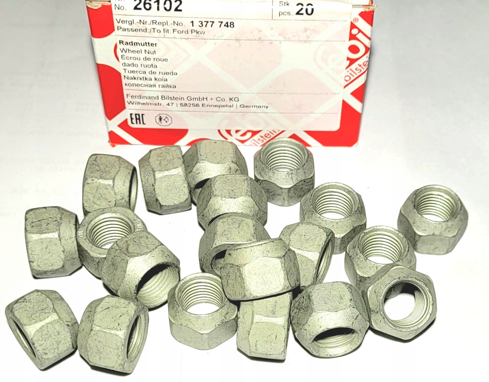 20X ГАЙКА КОЛЕСА FORD GALAXY S-MAX M14X1.5 21