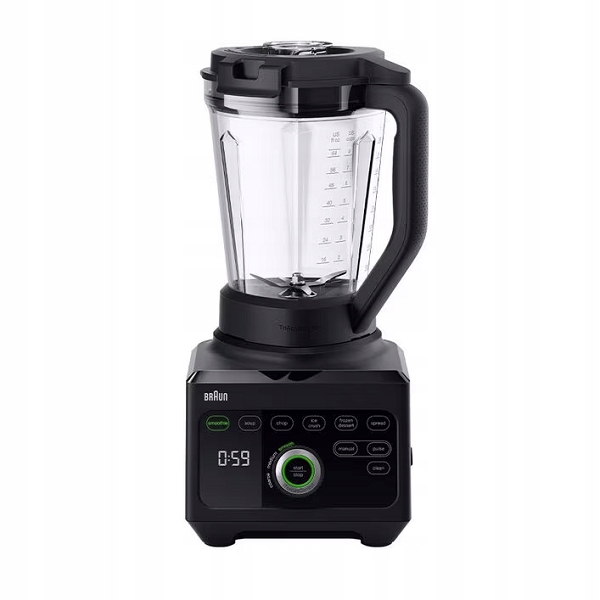 Blender Kielichowy Mocny duży 1600W 2L Braun PowerBlend 9 JB9040 Bk (nk)